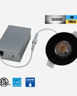 SLIM LED DOWNLIGHT 3, 8W 550LMN, GIMBLE, 5000K OIL RUBBED BRONZE, 360 DEGREE ROTATION