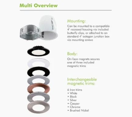 4" 5CCT Multiple Application Recessed Light - Image 5