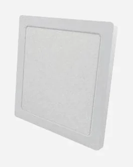 LED FLUSH MOUNT SQUARE 7 DIAMETER, 12W 960LMN, 3000K, WHITE